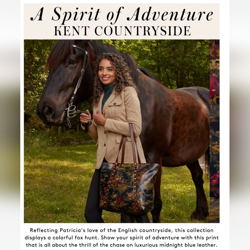Patricia Nash Granada Leather Crossbody Kent Countryside - Picture 8 of 16